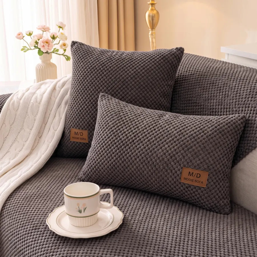 Plush Pillow Covers (2 pcs)