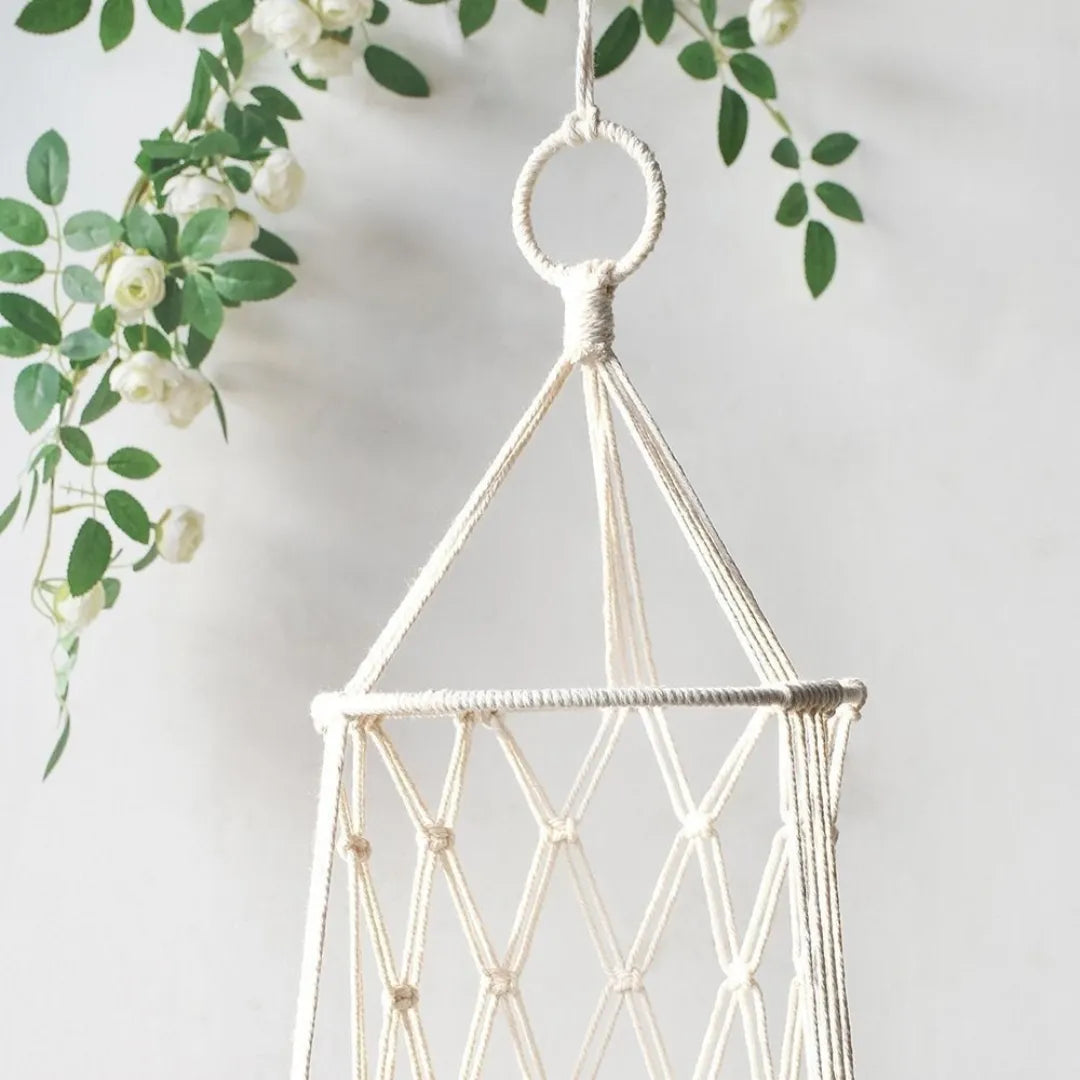 NORDIC MACRAME HANGING PET BED