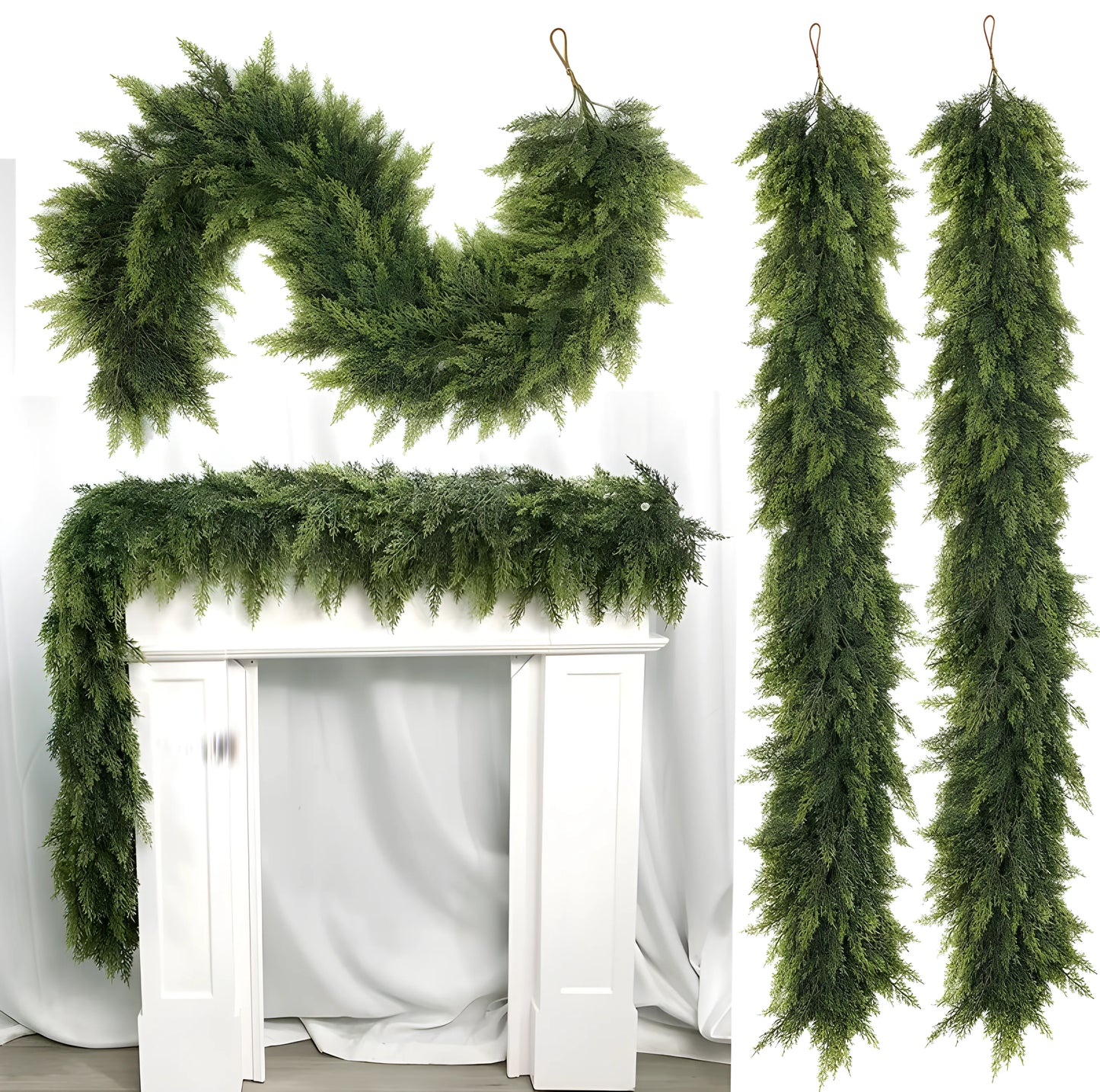 Luxe Cedar Christmas Garland