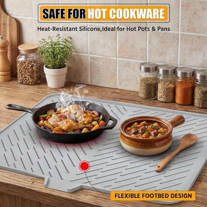 SelfDrain Silicone Mat