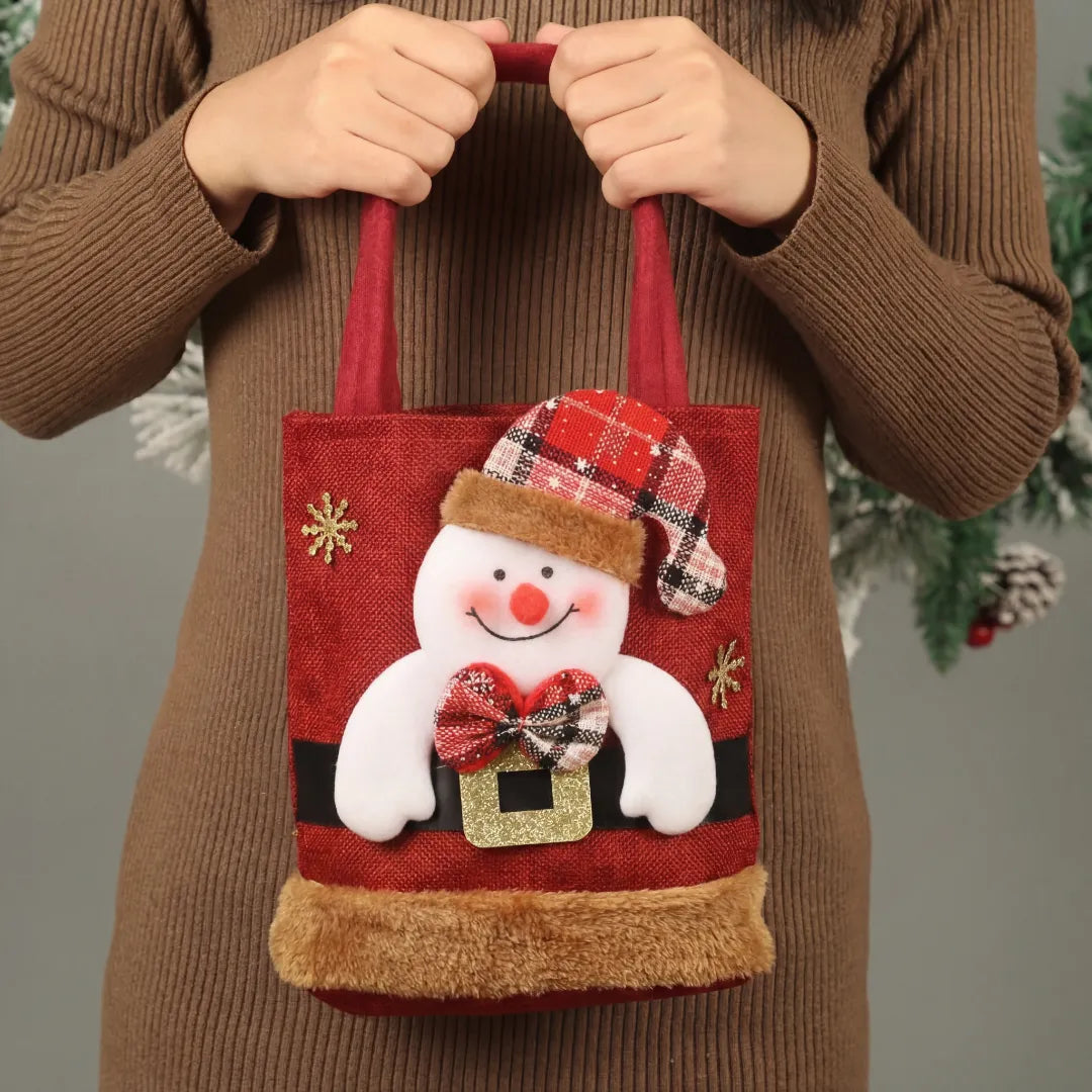 Snowman Christmas Handbag