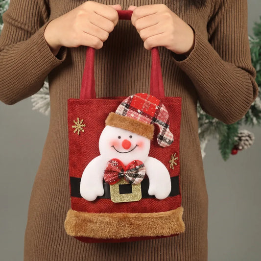 Snowman Christmas Handbag