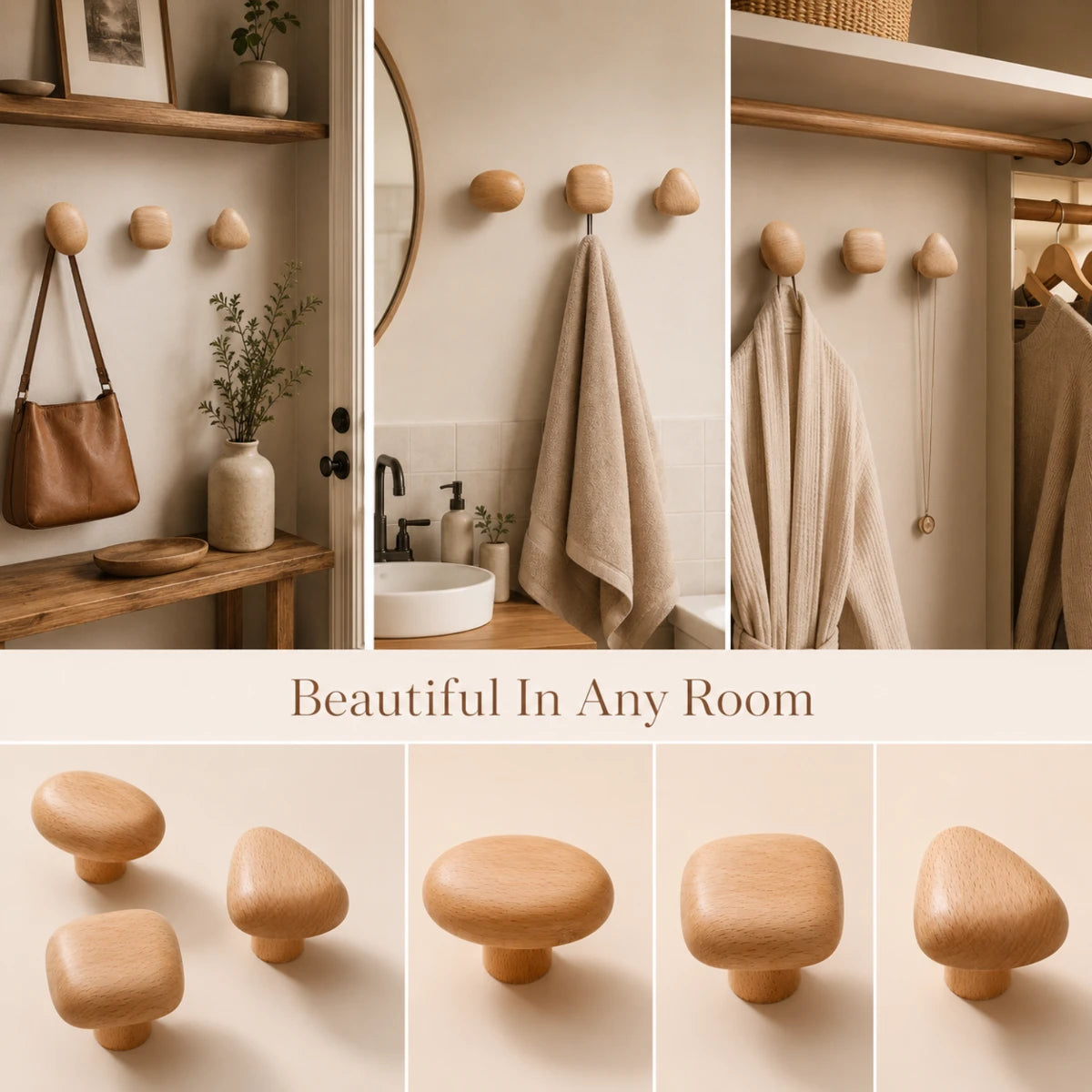 Noreva Wood Hooks