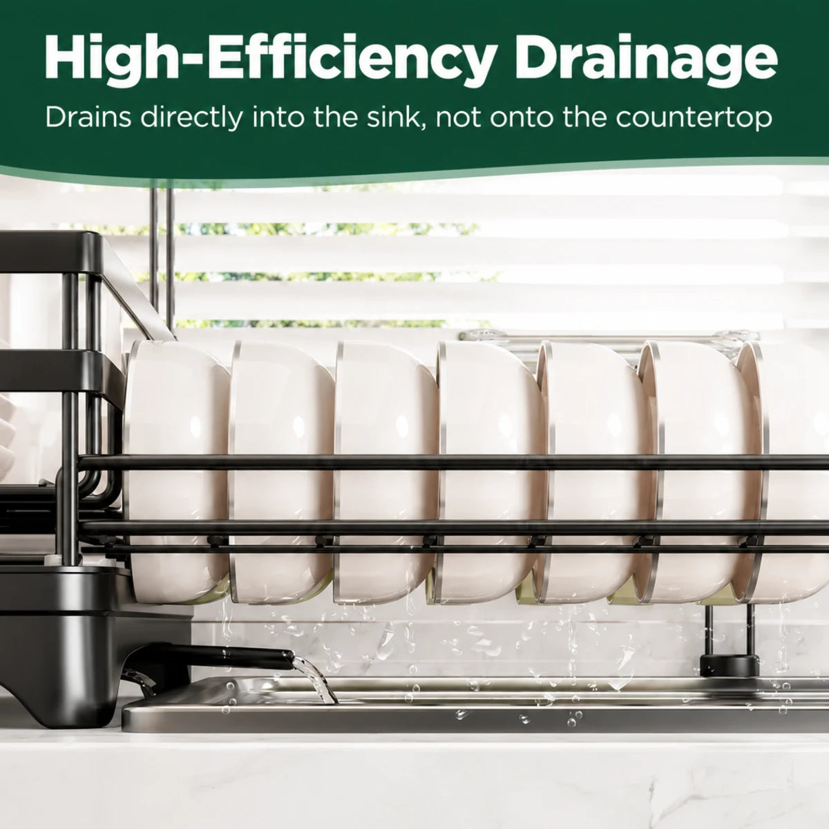 Tavola Expandable Dish Drying Rack