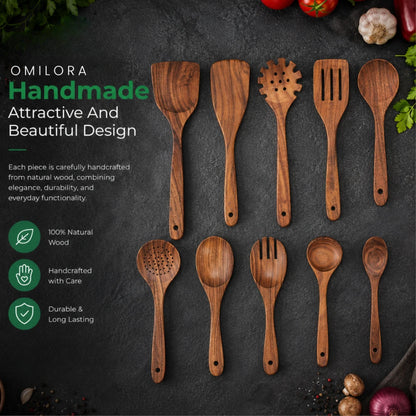 Nordhaven Teak Utensil Set