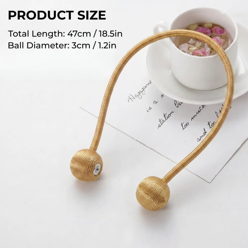 Corette Woven Magnetic Tiebacks