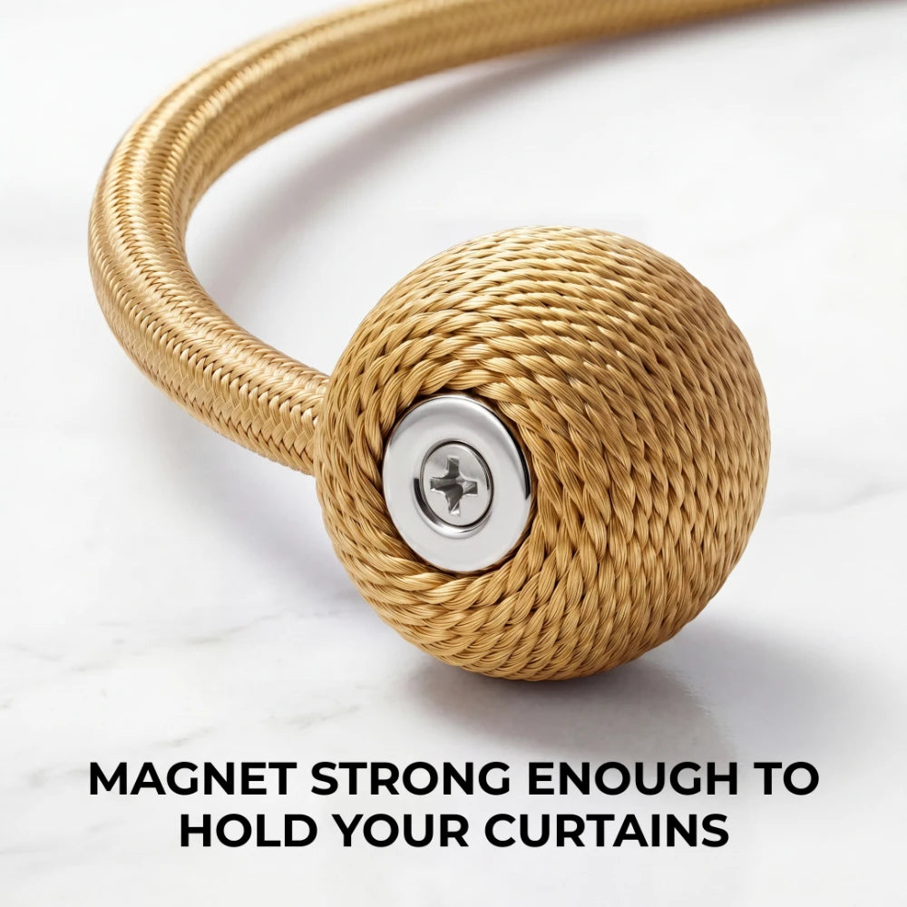 Corette Woven Magnetic Tiebacks