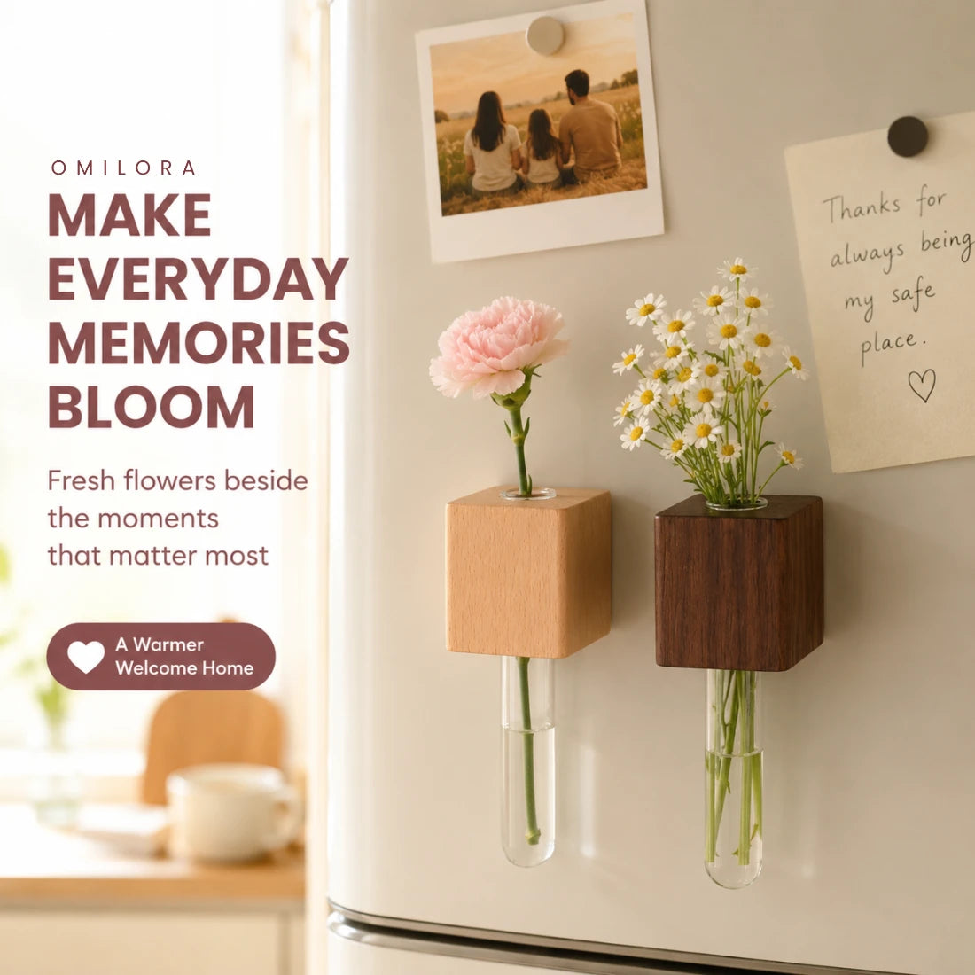 Siena Magnetic Flower Vases