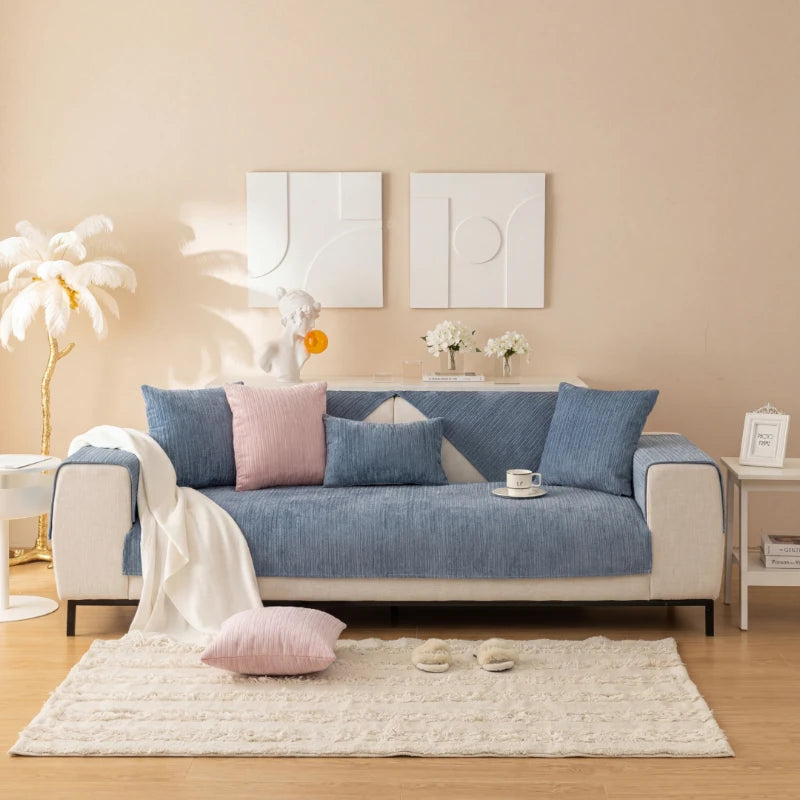 Chenille Non-Slip Sofa Cover
