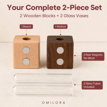 Siena Magnetic Flower Vases