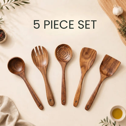 Nordhaven Teak Utensil Set
