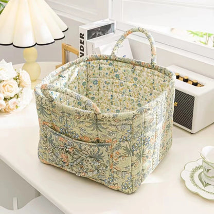 Quilted Bloom Basket