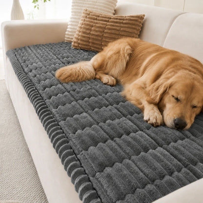 Plush Non-Slip Sofa Cover
