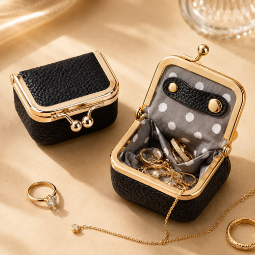 Velour Mini Jewelry Box