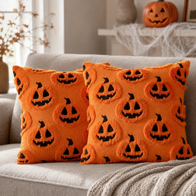 Plush Halloween Pillow Covers