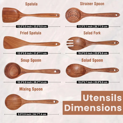 Nordhaven Teak Utensil Set