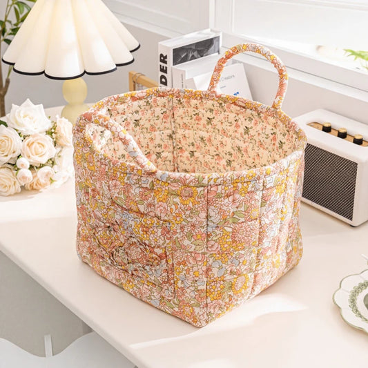 Quilted Bloom Basket