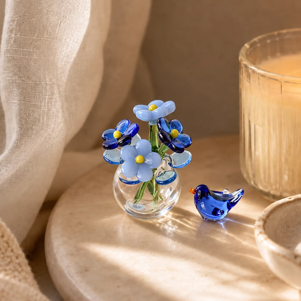 Marielle Bird Glass Bouquet