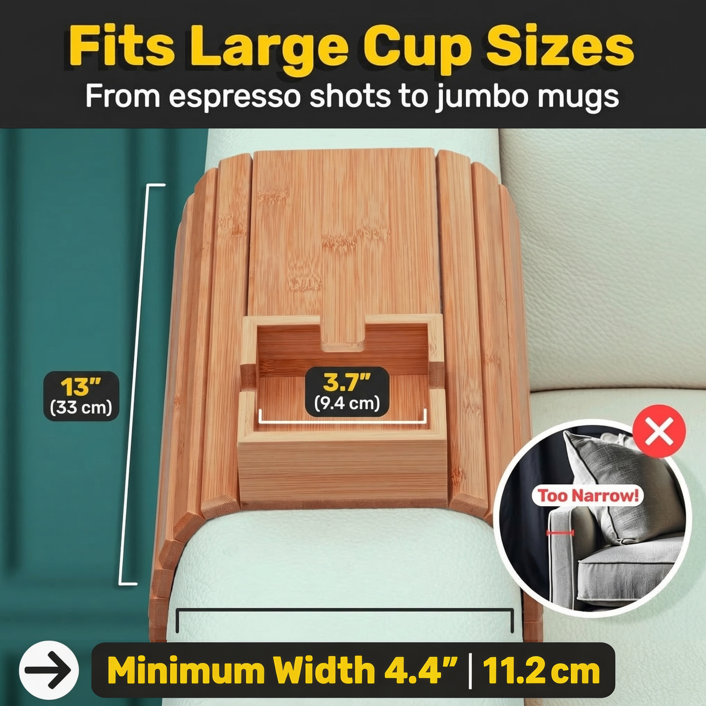 The Bamboo Armrest Perch - Limited Time Offer