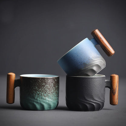 Siena Wood Handle Cup