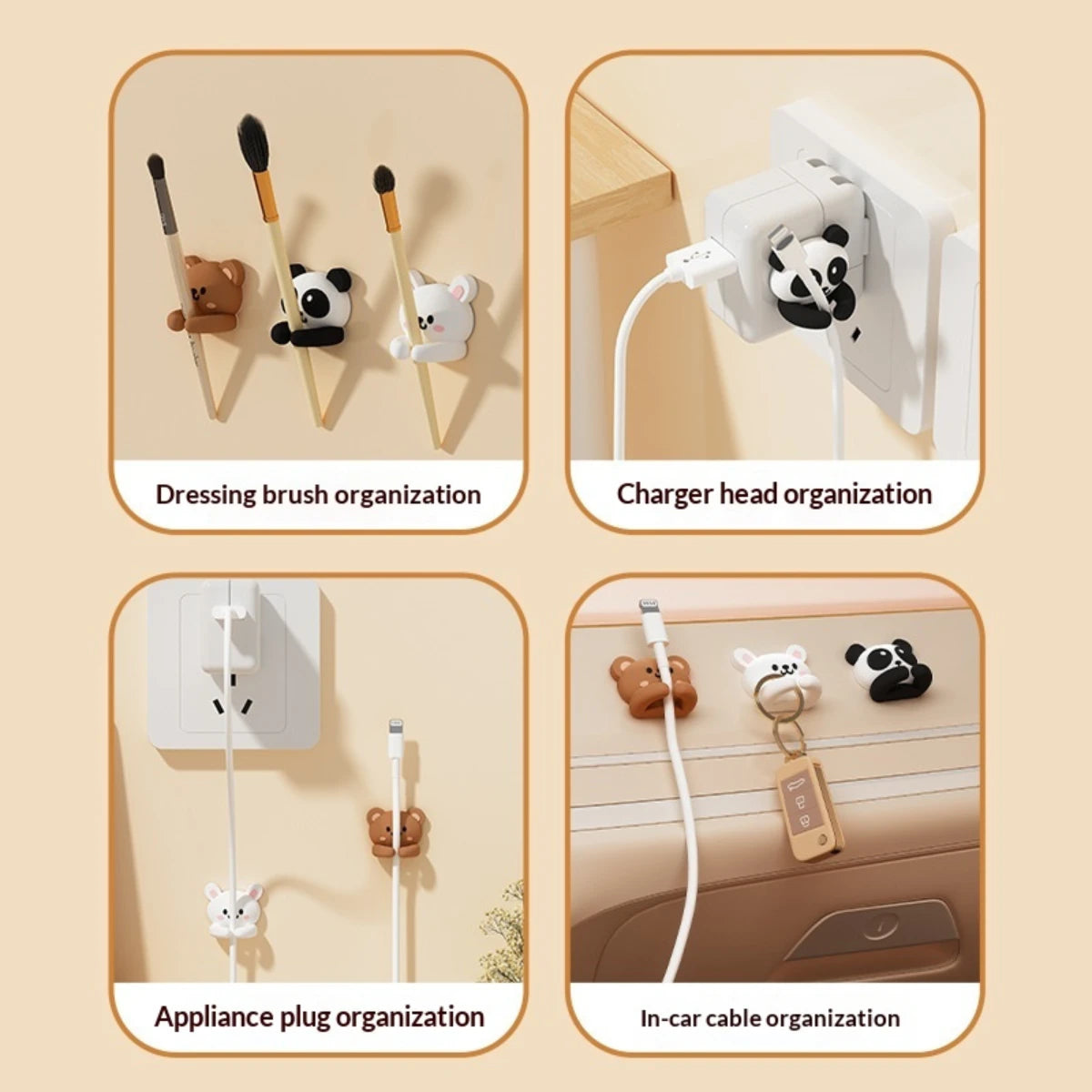 CuteCord Cable Clips (3 Pack)