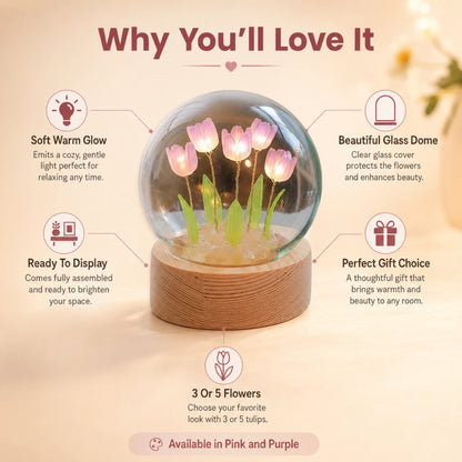Elara Glowing Tulip Lamp