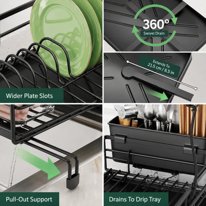 Tavola Expandable Dish Drying Rack