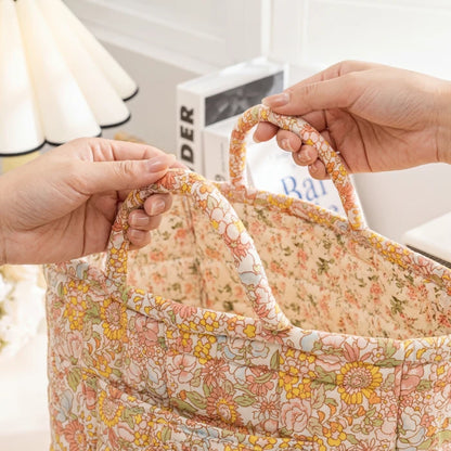 Quilted Bloom Basket