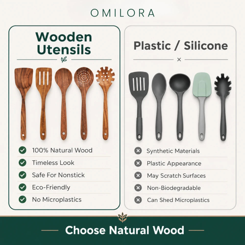 Nordhaven Teak Utensil Set