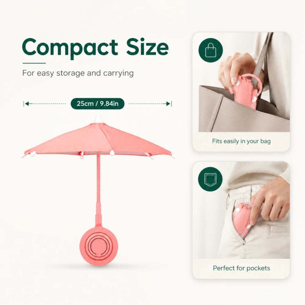 Elara Glow Magnetic Phone Umbrella
