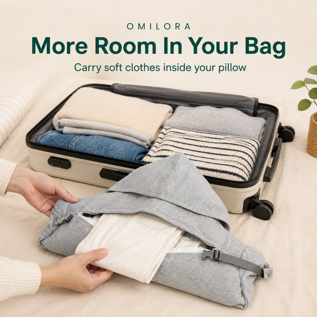 LumaRest Travel Pillow