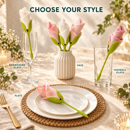 Rosalie Flower Napkin Holders