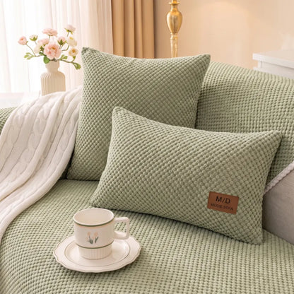 Plush Non-Slip Sofa Cover