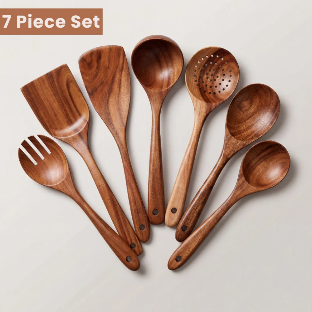 Nordhaven Teak Utensil Set