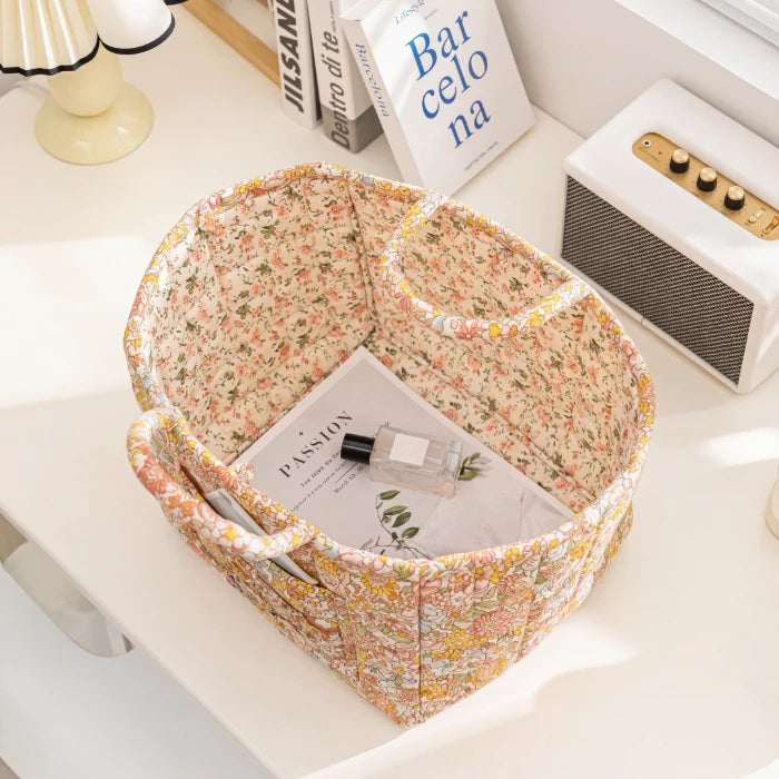 Quilted Bloom Basket
