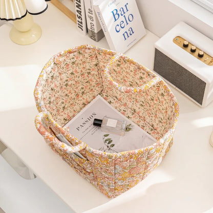 Quilted Bloom Basket