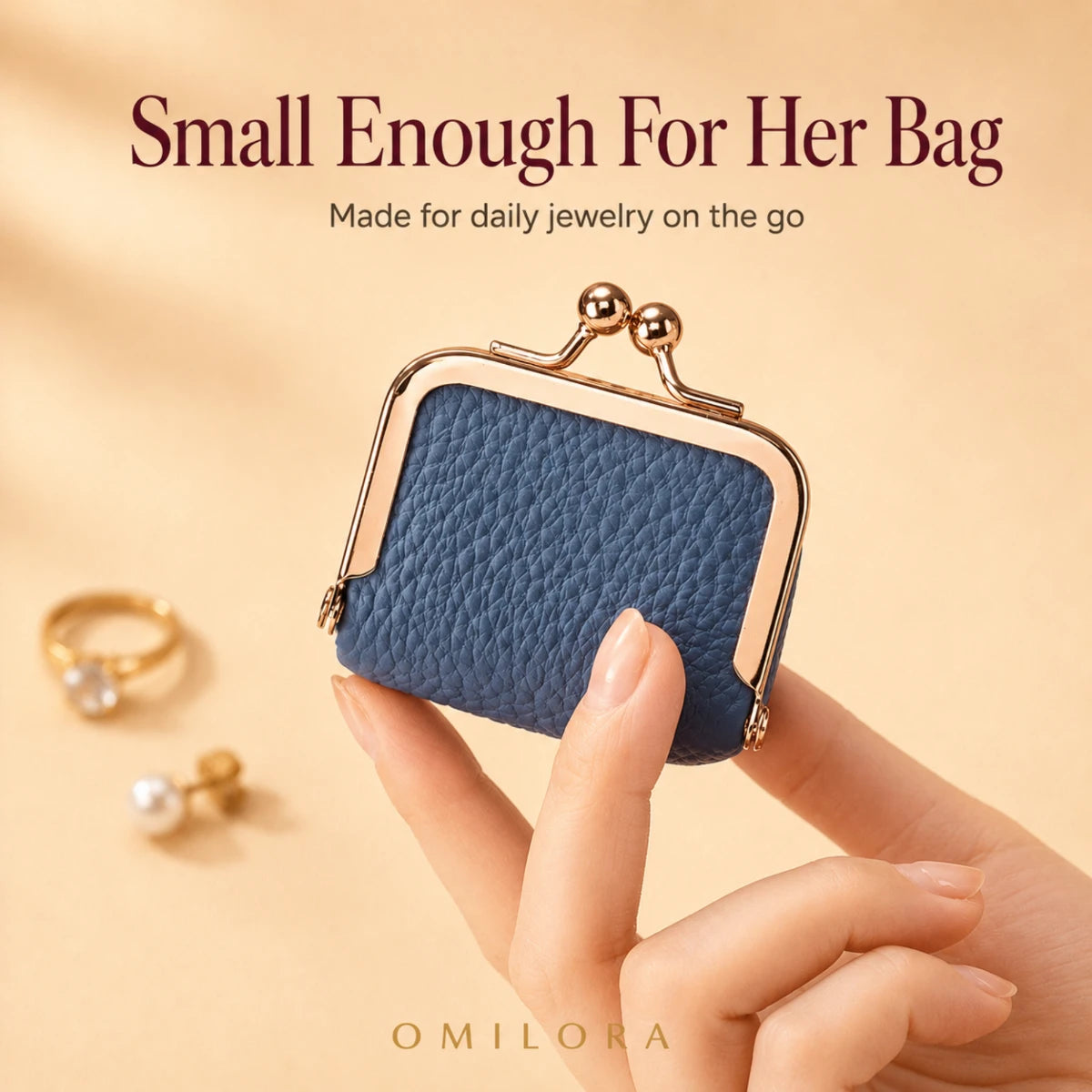 Velour Mini Jewelry Box