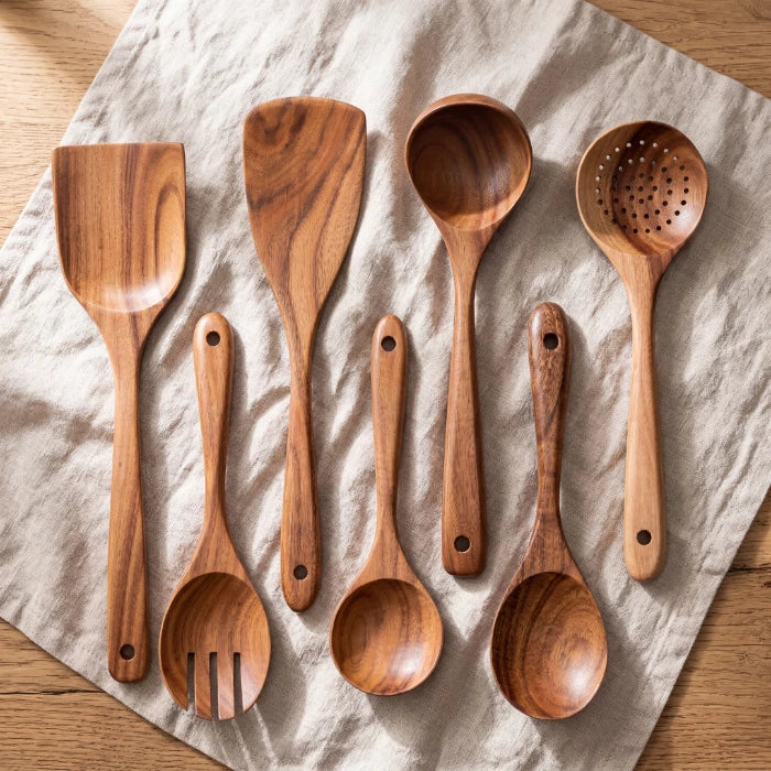 Nordhaven Teak Utensil Set