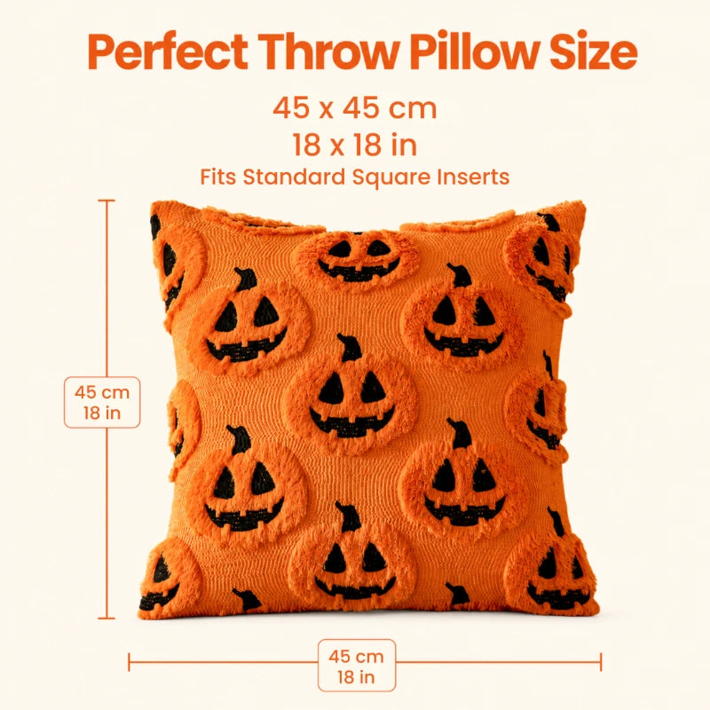 Plush Halloween Pillow Covers