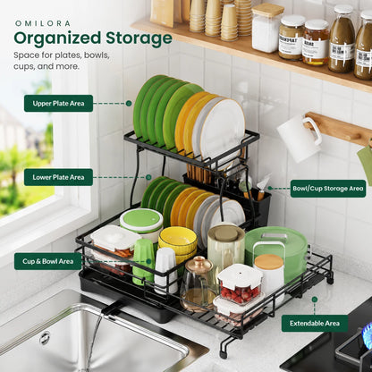 Tavola Expandable Dish Drying Rack