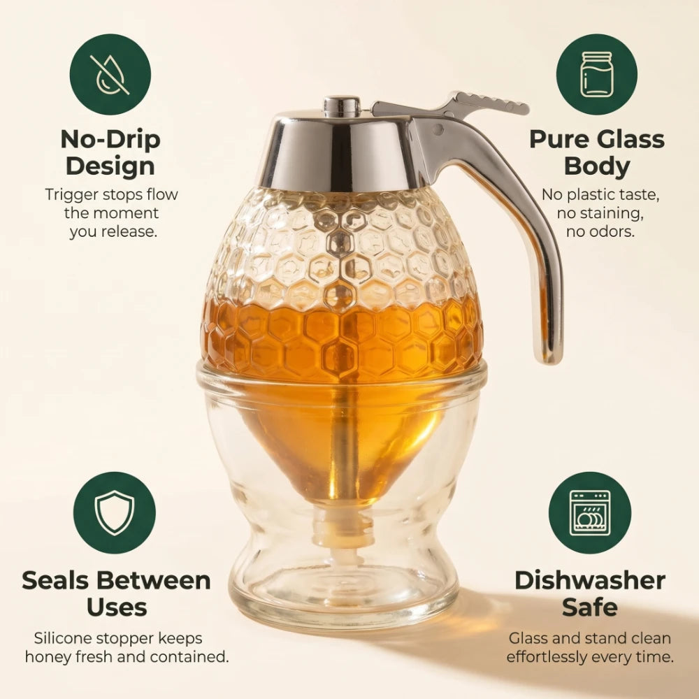 Siena Honey Dispenser