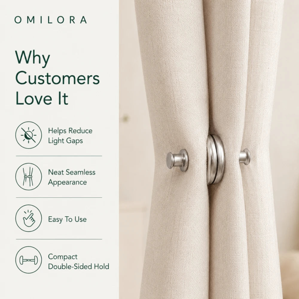 Noirhold Magnetic Curtain Buttons