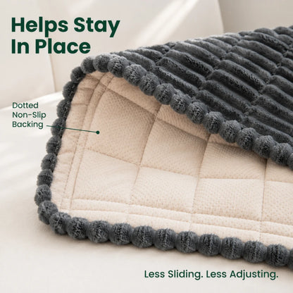 Plush Non-Slip Sofa Cover
