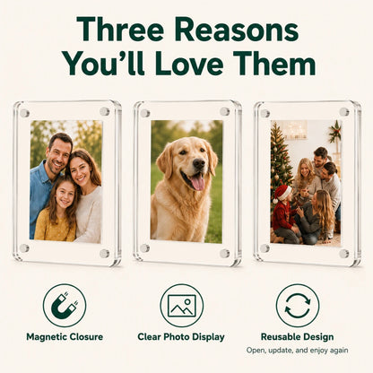 Magnetic Acrylic Photo Frames