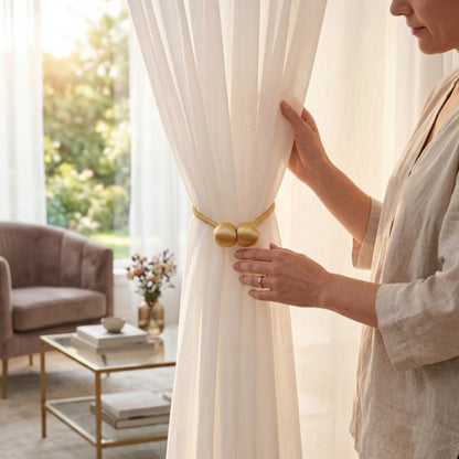 Corette Woven Magnetic Tiebacks