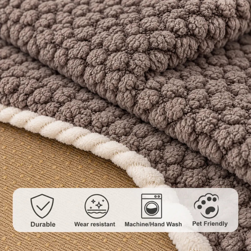Plush Non-Slip Sofa Cover