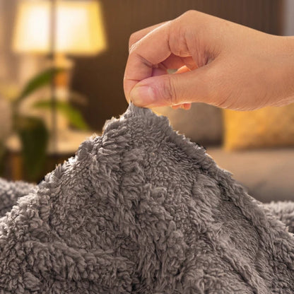 Plush Non-Slip Sofa Cover