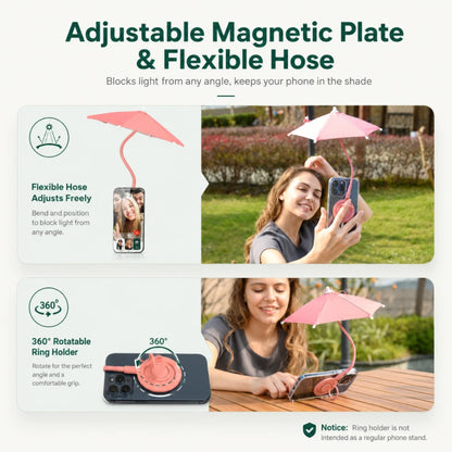 Elara Glow Magnetic Phone Umbrella