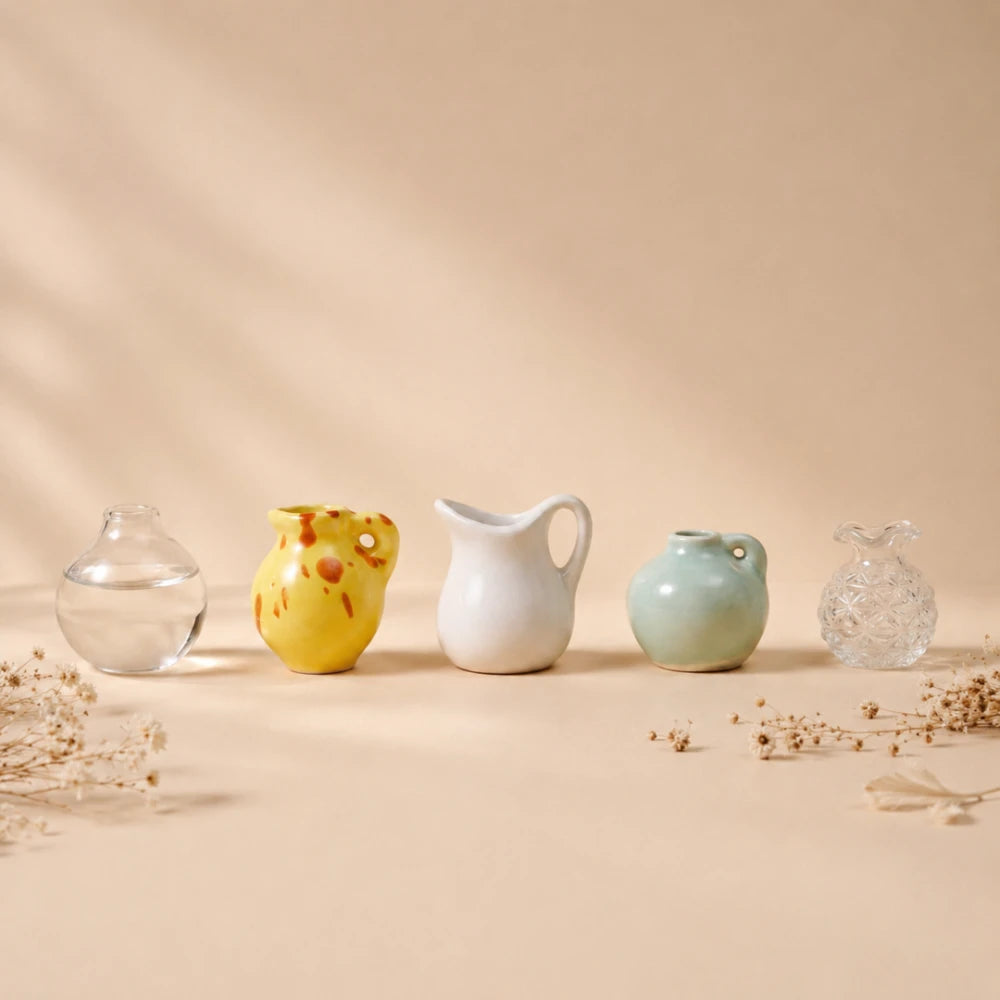 Florette Mini Vase Ceramic Magnets - Limited Time Offer