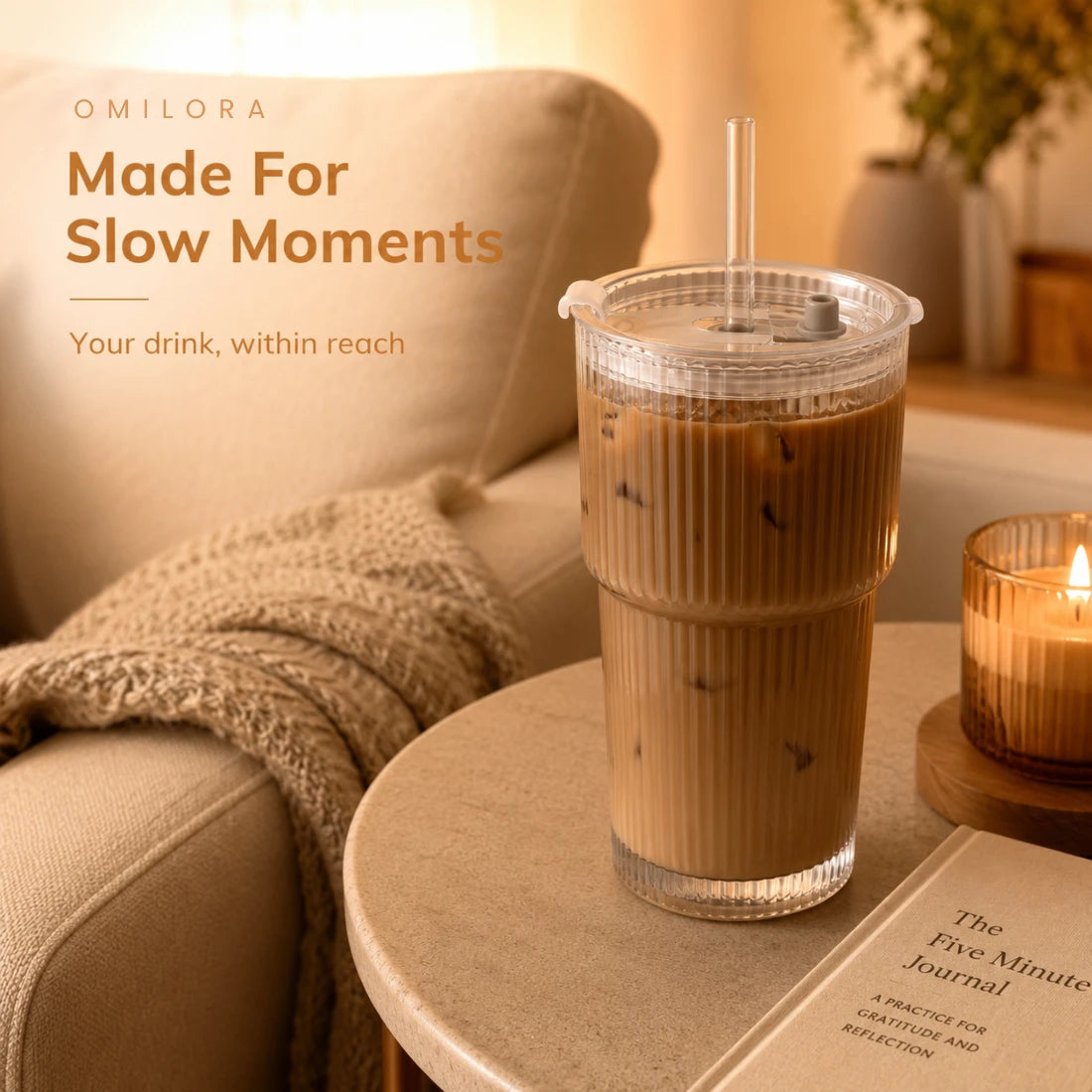 Vela Straw Coffee Cup